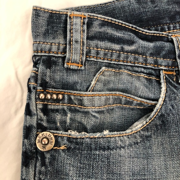 MEK Ulan-Bator Straight Jeans w/ Back Zip - Picture 5 of 11